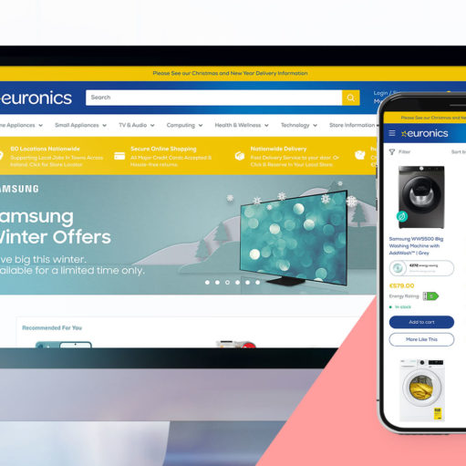 Euronics Shopify store build and design